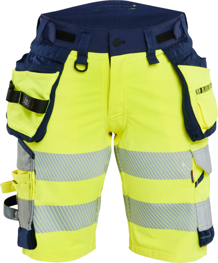 Shorts – Høy Slitestyrke, Komfortabel Passform ( 811521270, Gul/Marine, Dame, 1 Stykk, størrelse- 42)