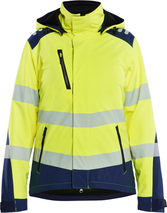 Jakke – Vanntett, Slitesterk ( 811518949, Gul/Marine, Dame, 1 Stykk, størrelse- 3XL)