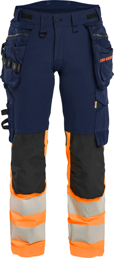 Bukser – Høy Slitestyrke, Komfortabel ( 811521394, Marine/Oransje, Dame, 1 Stykk, størrelse- 48)