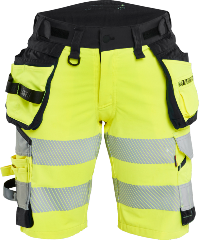 Shorts – Høy Slitestyrke, Komfortabel Passform ( 811521279, Gul/Svart, Dame, 1 Stykk, størrelse- 42)