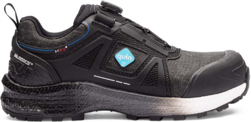 MI1 Sikkerhetssko – Vanntett, Komfortabel (1002122, Svart, Unisex, 1 Par, størrelse-37)