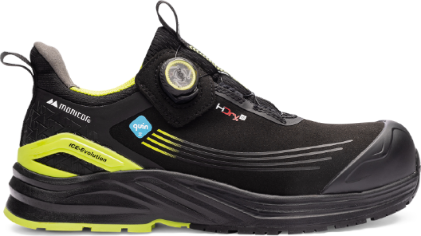 ICE Evolution Flow Sko – Maksimal Komfort (1002120, Svart, Unisex, 1 Par, størrelse-48)