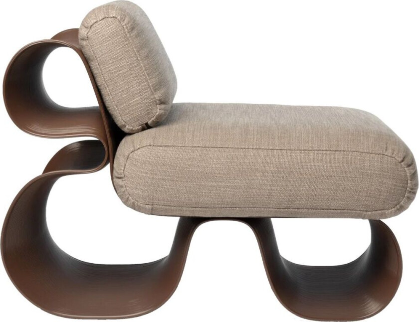 Eel loungestol Chocolate