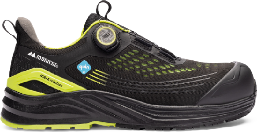 Evolution Vibe Sikkerhetssko – Maksimal Komfort, NFC-chip (1002119, Svart, Unisex, 1 Par, størrelse-46)