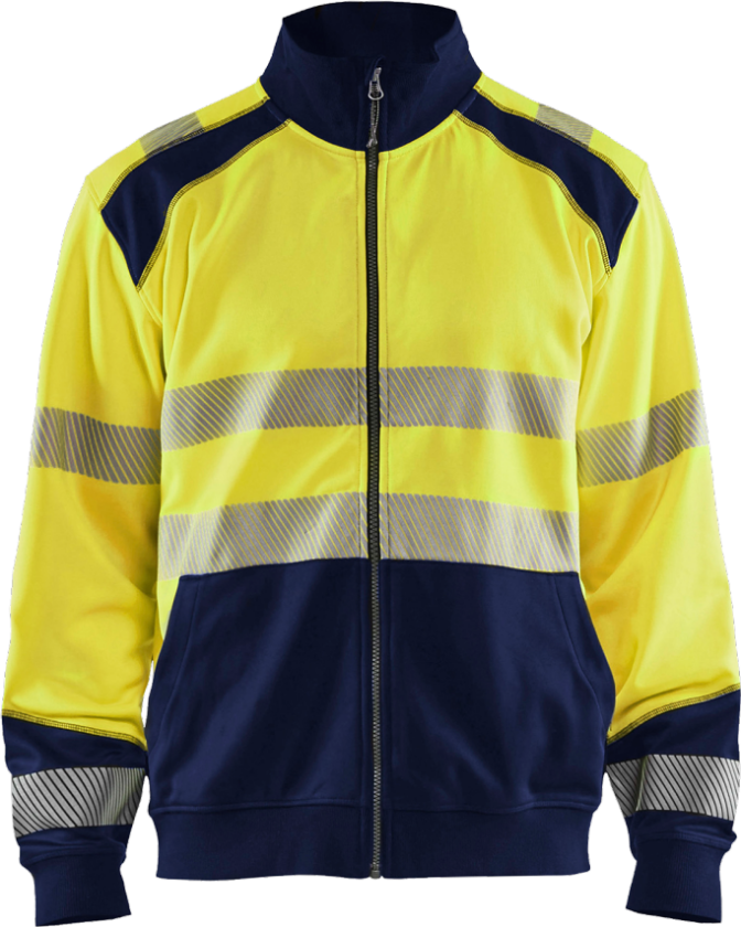 Genser – Høy Synlighet, Komfortabel ( 811504428, Gul/Marine, 1 Stykk, størrelse-3XL )
