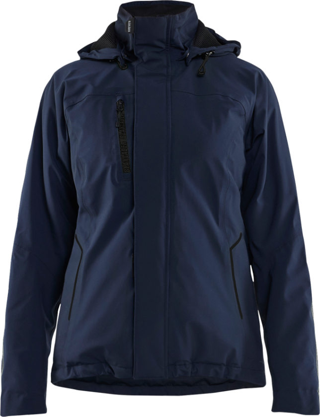 Vinterjakke – Vanntett, Pustende ( 811519014, Marine/Svart, Dame, 1 Stykk, størrelse- XS)