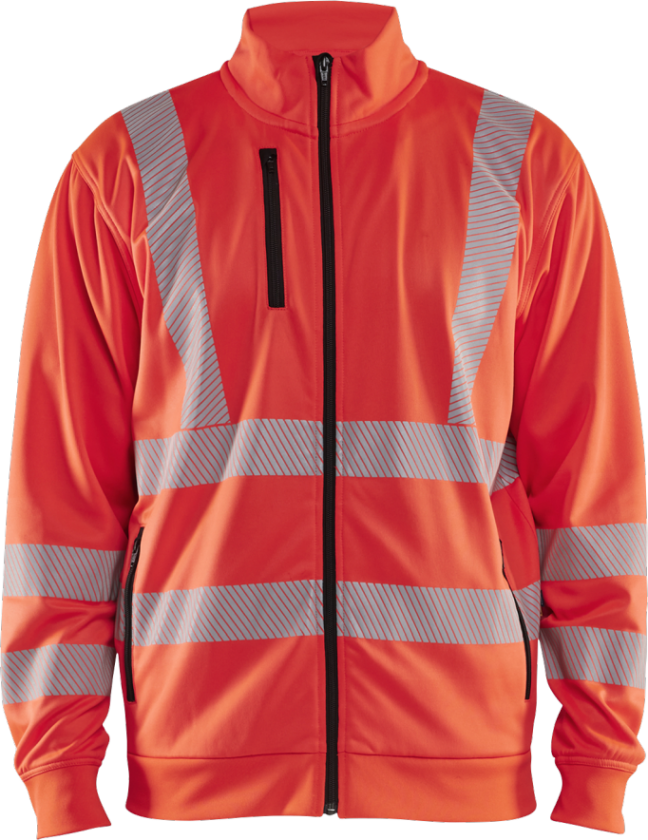 Varselsweatshirt – Høy Synlighet, Komfort ( 811514095, Rød, 1 Stykk, størrelse-XXL )