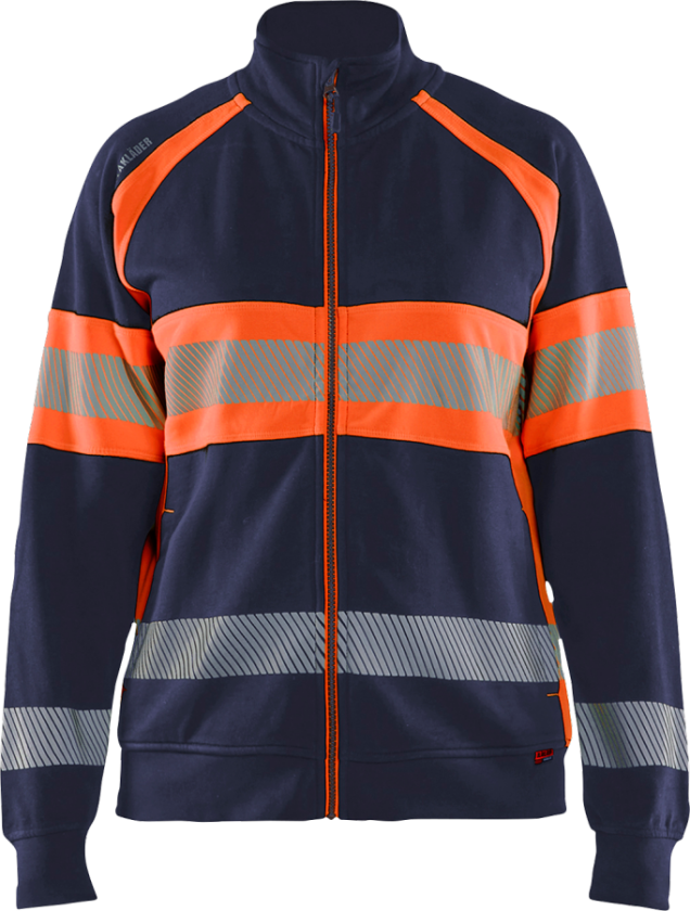 Varselgenser – Høy Synlighet, Komfort ( 811518456, Marine/Oransje, Dame, 1 Stykk, størrelse- XS)