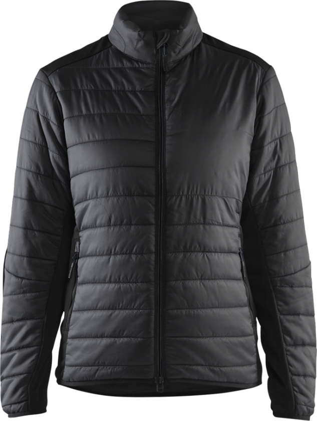 Hybridjakke – Vindtett, Varmfôret ( 811516240, Svart/Grå, Dame, 1 Stykk, størrelse- M)