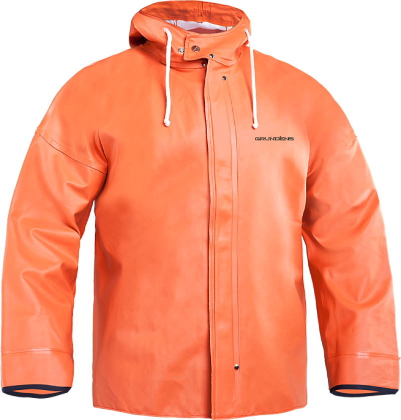 Grundéns Brigg 40 Jakke – Vanntett, komfortabel passform (207201013, Oransje, 1 Stykk, størrelse-S)