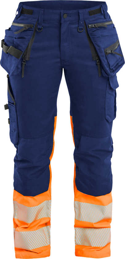 Bukser – Slitesterk, Fleksibel ( 811521468, Marine/Oransje, Dame, 1 Stykk, størrelse- D22)