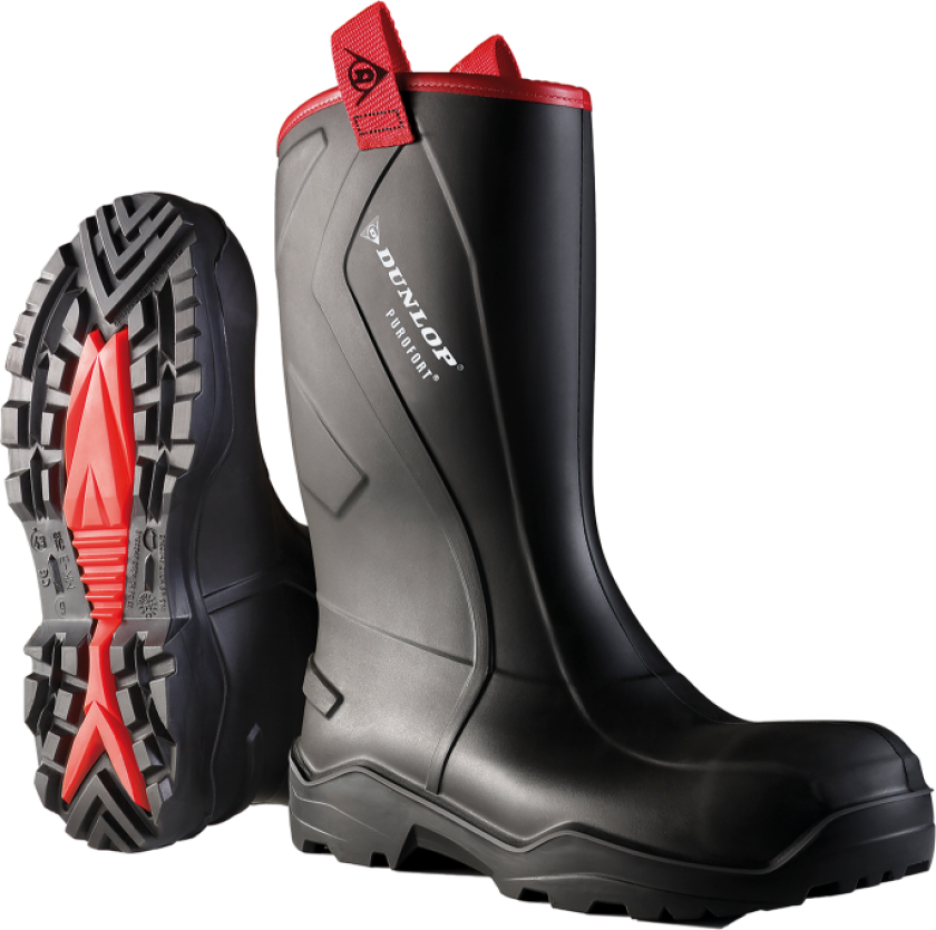 Vernestøvel – Utmerket grep, kjemikaliebeskyttelse (505000073, Svart, 1 PAR, størrelse-49/50)