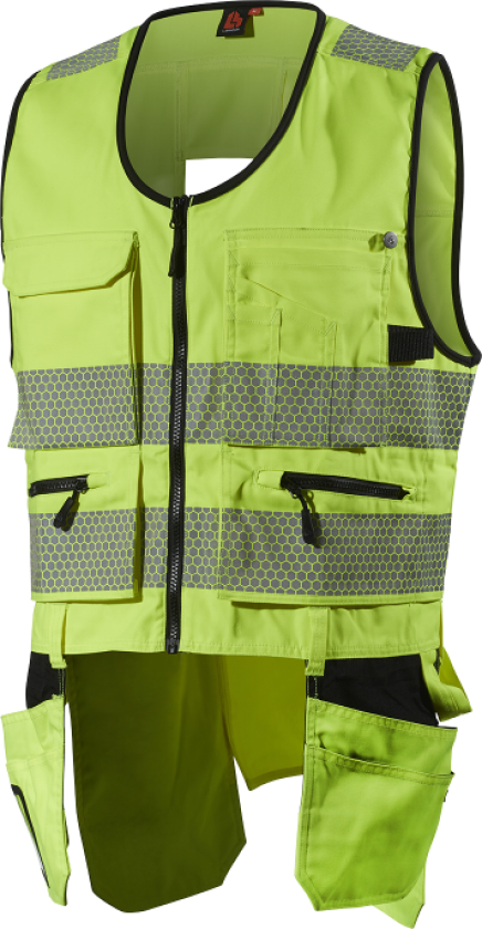 Håndverkervest – Hivis, Vannavstøtende (800053440, Gul, 1 Stykk, størrelse-5XL)