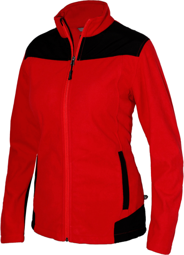 Fleecejakke – Vind- og vannavvisende (770002868, Rød, 1 Stykk, størrelse-2XL)
