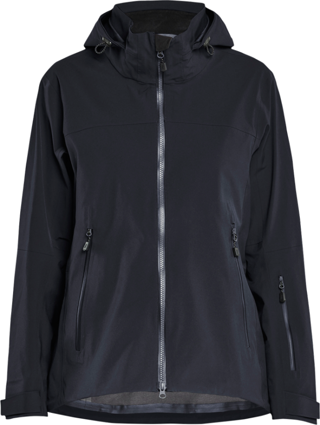 Jakke – Vanntett, Vindtett, Pustende ( 811519237, Svart, Dame, 1 Stykk, størrelse- XS)