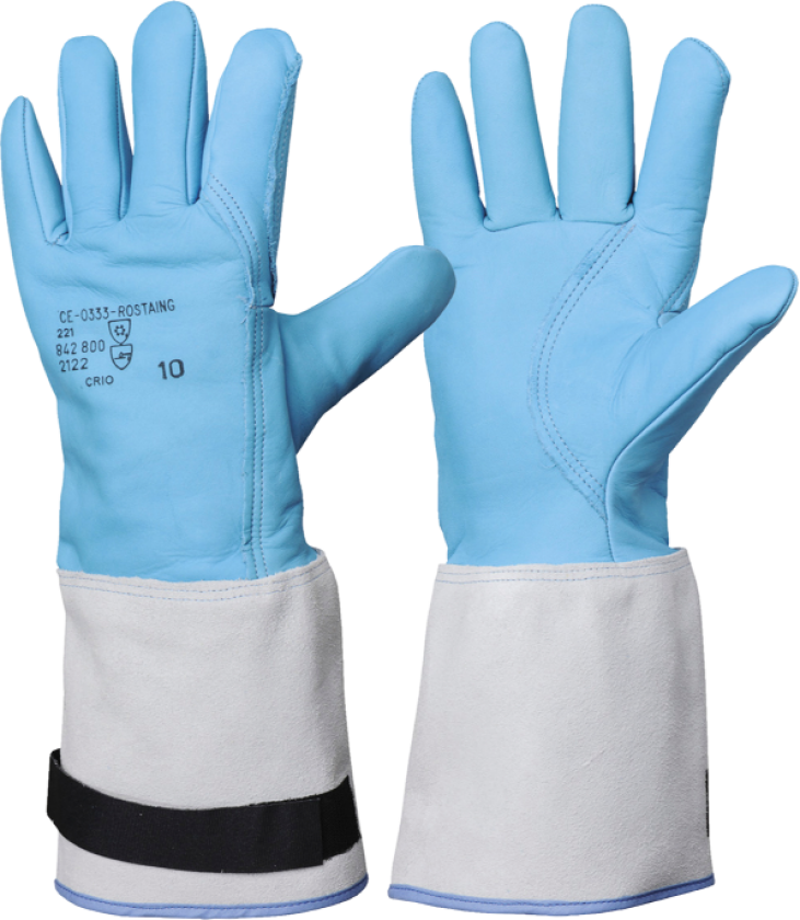 Kuldebeskyttelseshanske – Ekstrem Temperaturbeskyttelse (506800200, Blå/Hvit, 5 Par, størrelse-9)