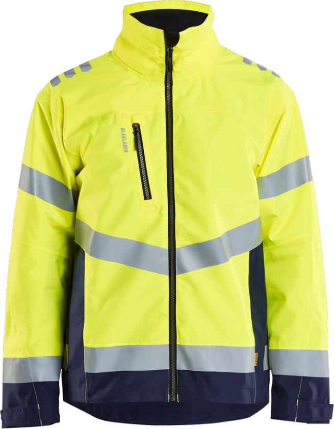 Jakke – Vind- og Vanntett Beskyttelse ( 811519371, Gul/Marine, 1 Stykk, størrelse-XS )