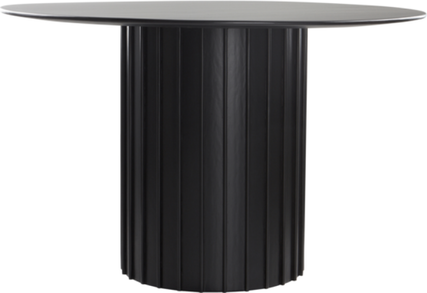 spisebord Ø 120 cm Svart