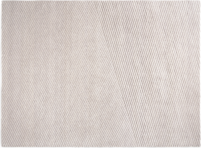 Row gulvteppe medium 170x240 cm Lysegrå