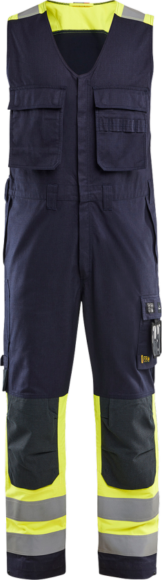 Vestbukse – Justerbar, Slitesterk ( 811521219, Marine/Gul, 1 Stykk, størrelse-46 )