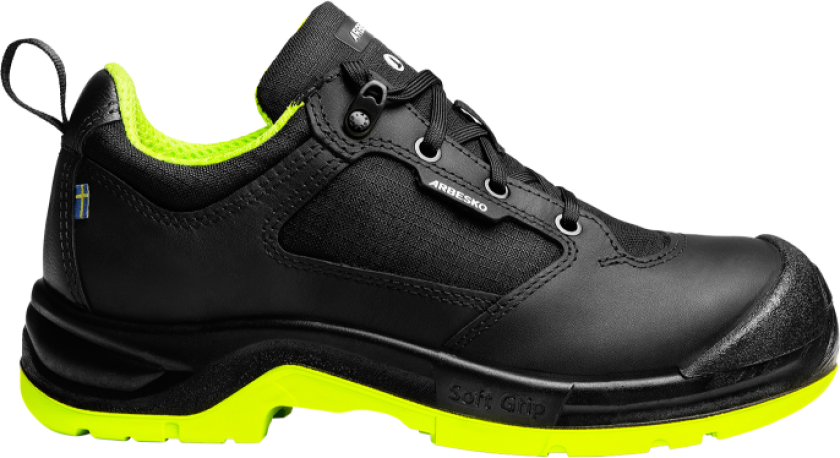 Vernesko – Slitesterk, vannavvisende (027973928, Svart/Lime, 1 PAR, størrelse-37)