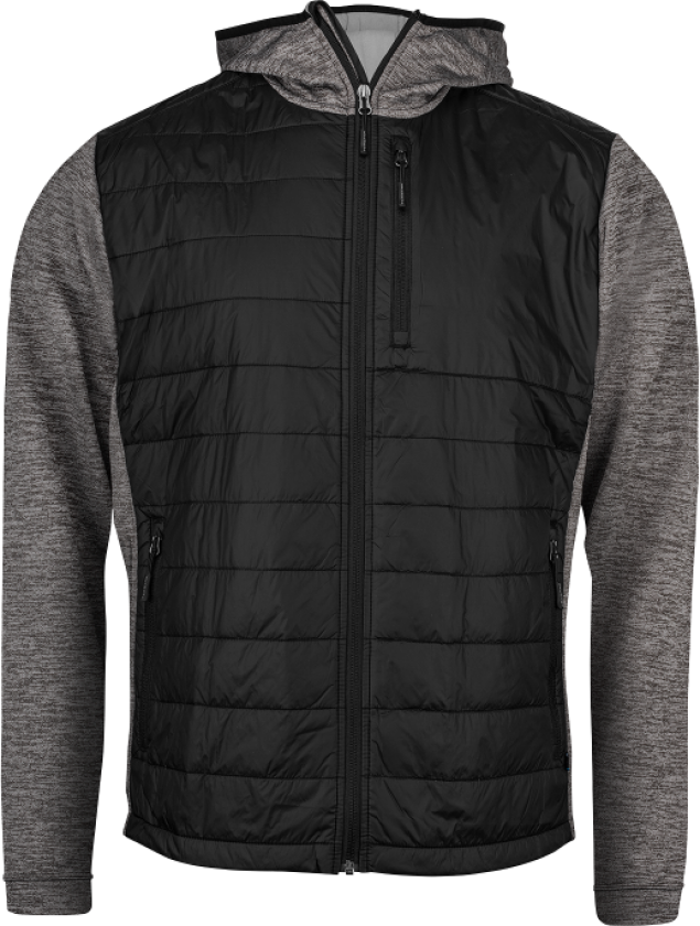 Fleecejakke – Lett, fleksibel, moderne design (770005200, Svart/Grå, 1 Stykk, størrelse-3XL)