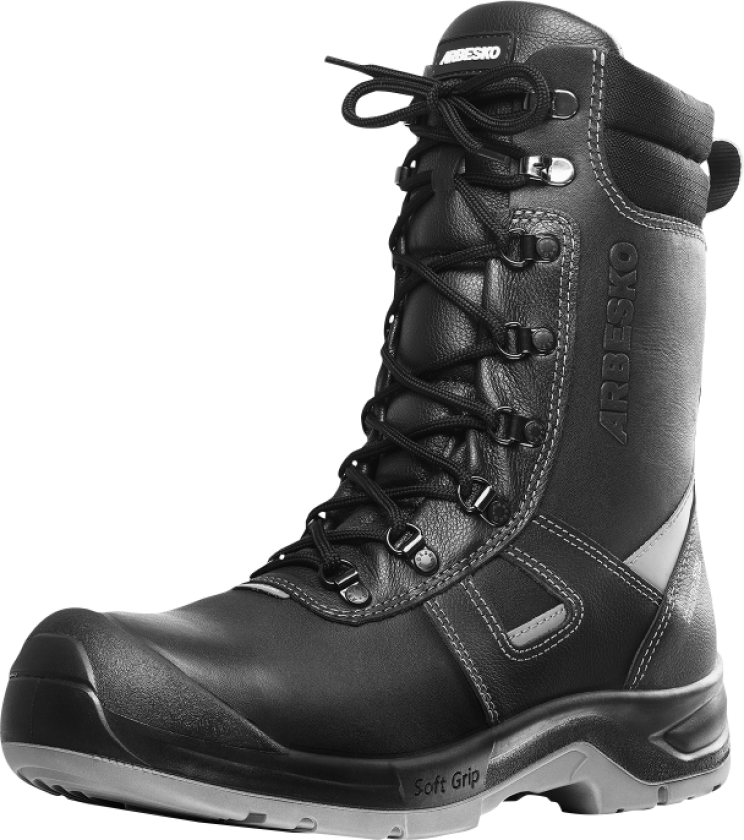 Vernestøvel – Slitesterk og komfortabel (027973664, Svart, 1 PAR, størrelse-45)