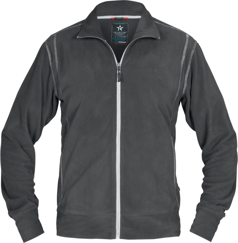 Fleecejakke – Vind- og vannavvisende (770000198, Grå, 1 Stykk, størrelse-3XL)