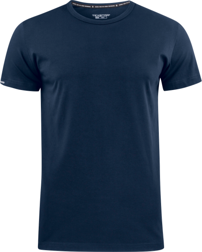 T-skjorte – Luksuriøst myk, antibakteriell (770004645, Marineblå, 1 Stykk, størrelse-4XL)
