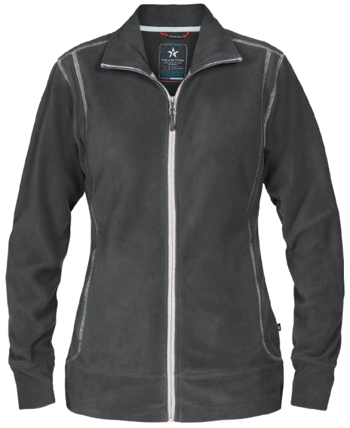 Fleecejakke – Vind- og vannavvisende (770002814, Grå, 1 Stykk, størrelse-2XL)