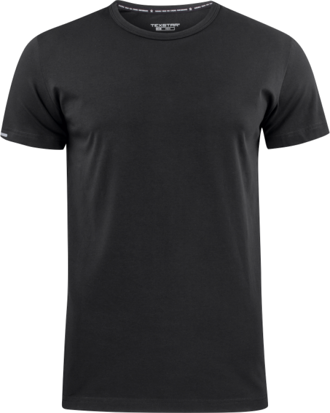 T-skjorte – Luksuriøst myk, antibakteriell (770004655, Svart, 1 Stykk, størrelse-5XL)