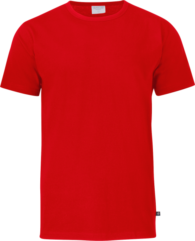 T-skjorte – Moderne Snitt, God Passform (770004740, Rød, 5 Stykk, størrelse-2XL)