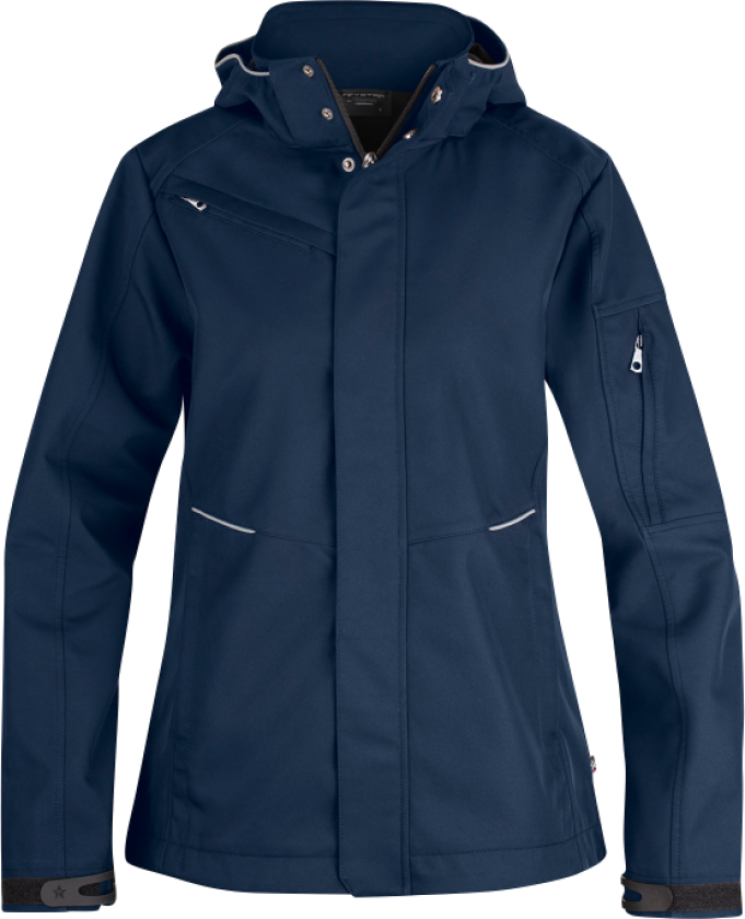 Softshelljakke – Vannavvisende, Pustende (770004685, Marineblå, 1 Stykk, størrelse-XS)