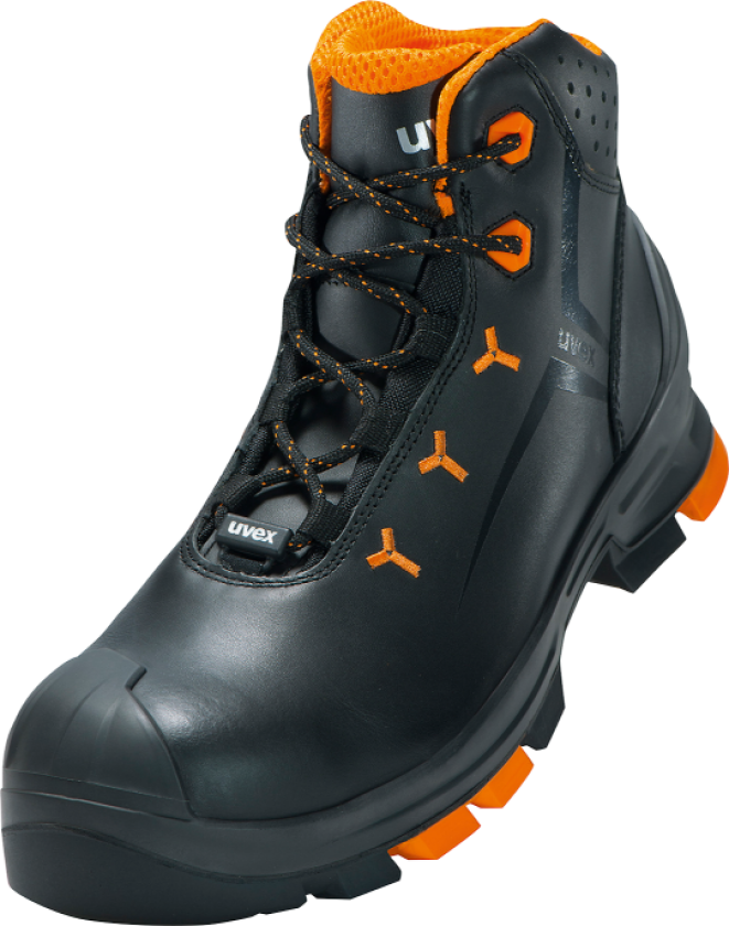 Vernestøvel – Vannavstøtende, metallfri (616087255, Svart, 1 PAR, størrelse-38)