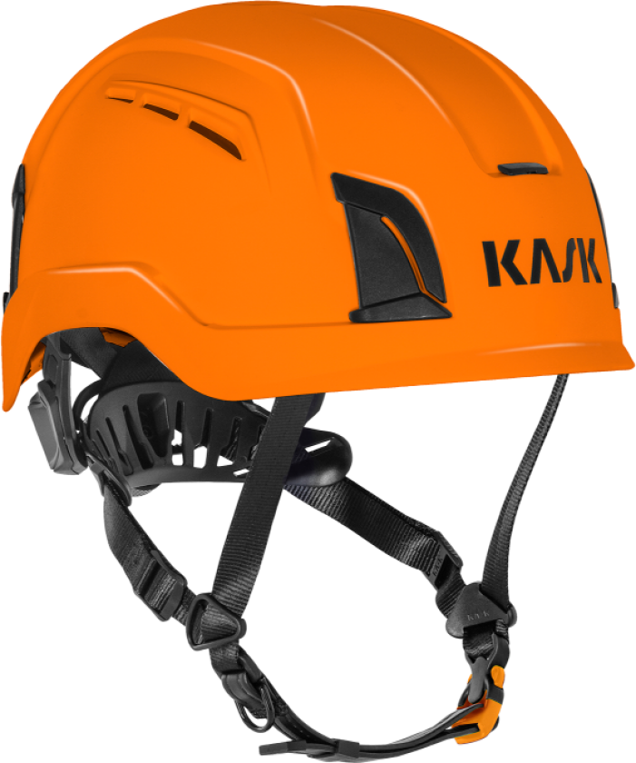 Zenith X Air Vernehjelm – Ventilert, Justerbar (754000086, Oransje, 1 Stykk)