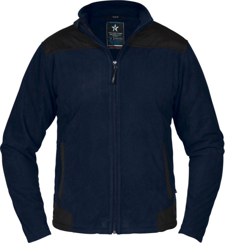 Fleecejakke – Vind- og vannavvisende (770000278, Marineblå, 1 Stykk, størrelse-2XL)