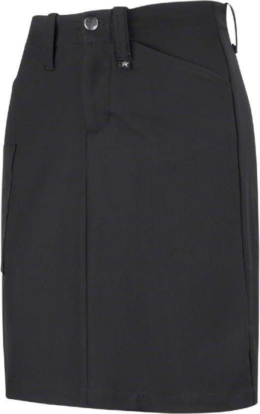 Skjørt – Knelangt, komfortabel stretch (770005130, Svart, 1 Stykk, størrelse-L)