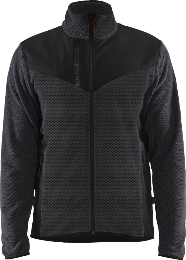 STRIKKET JAKKE MED SOFTSHELL A