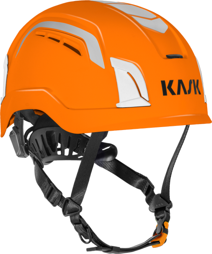 Zenith X Air Hjelm – Høy Synlighet, Komfortabel (754000092, Hivis oransje, 1 Stykk)