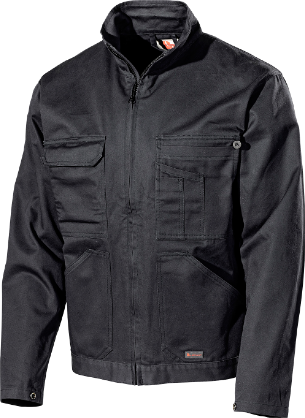 Industrijakke – Klassisk, slitesterk (800051014, Svart, 1 Stykk, størrelse-2XL)
