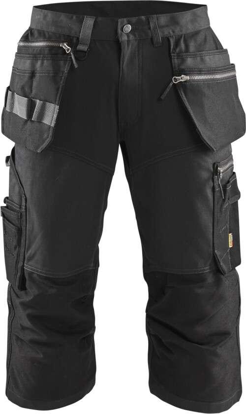 Piratbukse med stretch svart