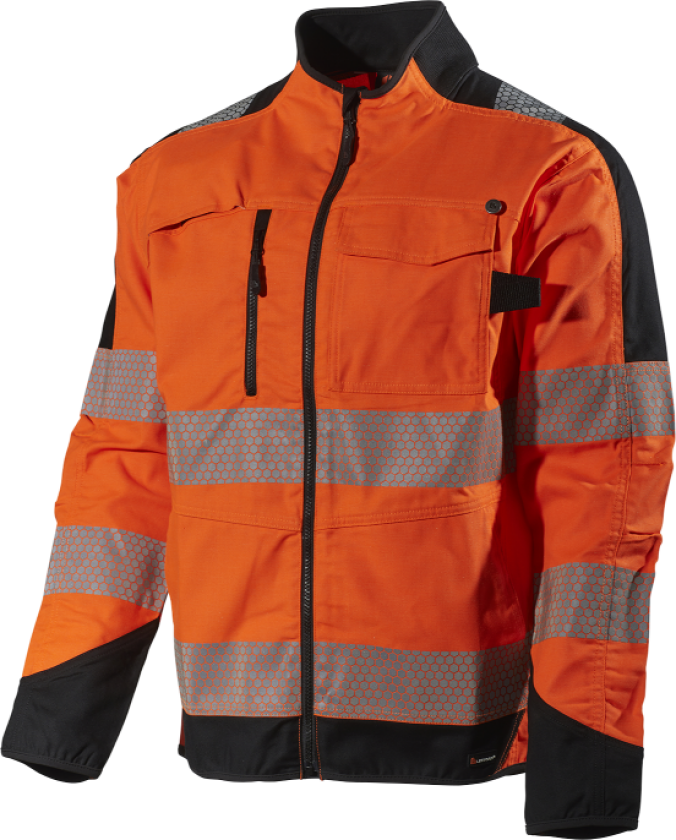 Arbeidsjakke – Hivis Sertifisert (800053429, Oransje, 1 Stykk, størrelse-L)
