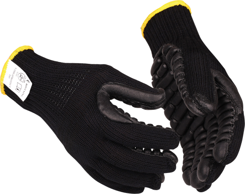 Rostaing Vibraprotect Hansker – Vibrasjonsdempende, Ergonomisk Design (506800296, Svart, 1 PAR, størrelse-10)