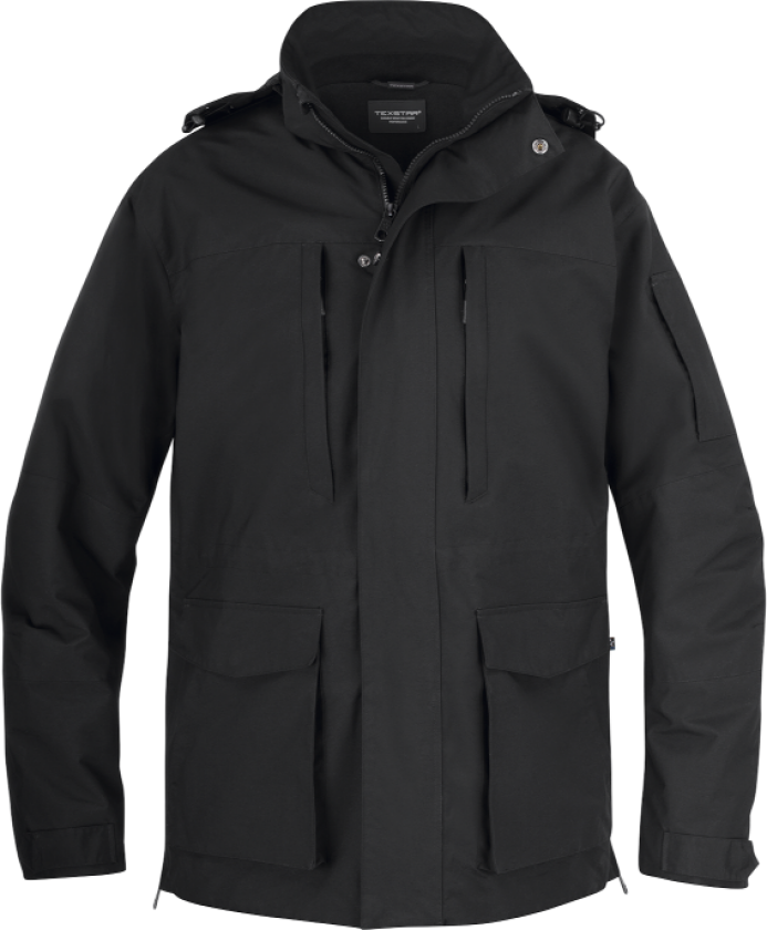 Skalljakke – Vanntett, moderne design (770004409, Svart, 1 Stykk, størrelse-5XL)