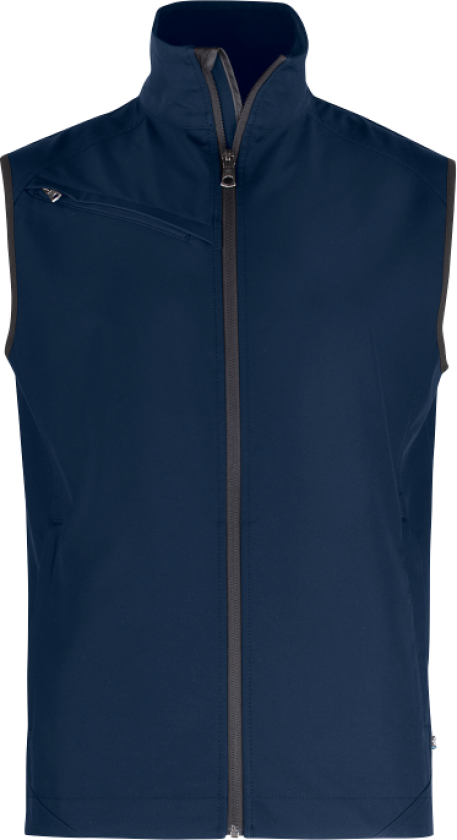 Softshellvest – Varm, moderne passform (770004536, Marineblå, 1 Stykk, størrelse-3XL)