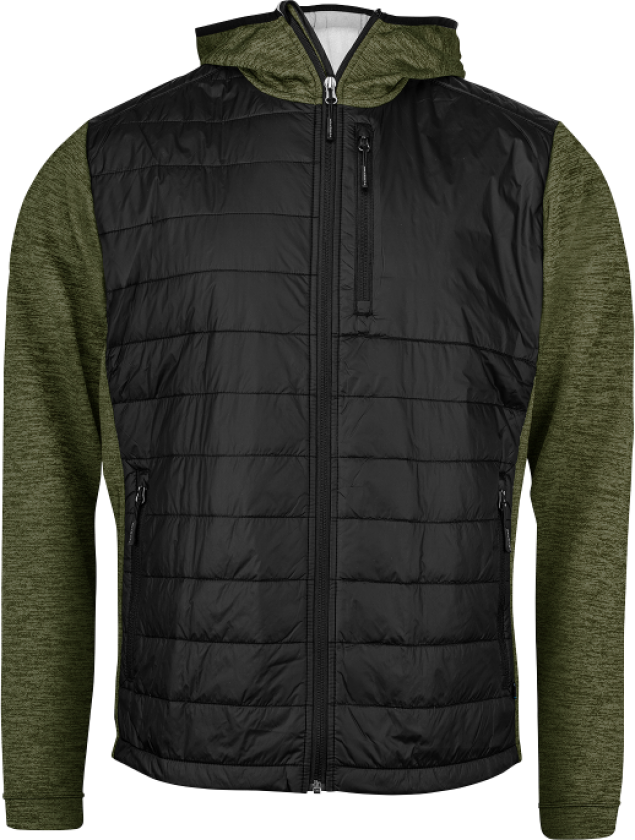 Fleecejakke – Lett, fleksibel, moderne design (770005191, Svart/Grønn, 1 Stykk, størrelse-4XL)
