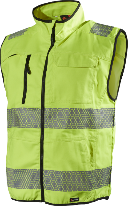 Hivis Vest – Vannavstøtende, Høy Slitestyrke (800053454, Gul, 1 Stykk, størrelse-4XL)