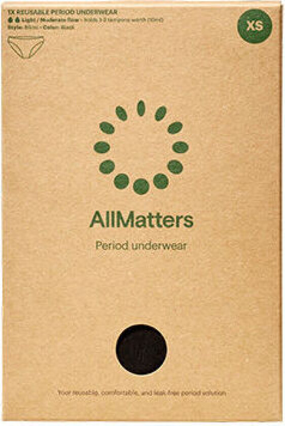 Menstruasjonstruser - Str. XS - 1 Stk.