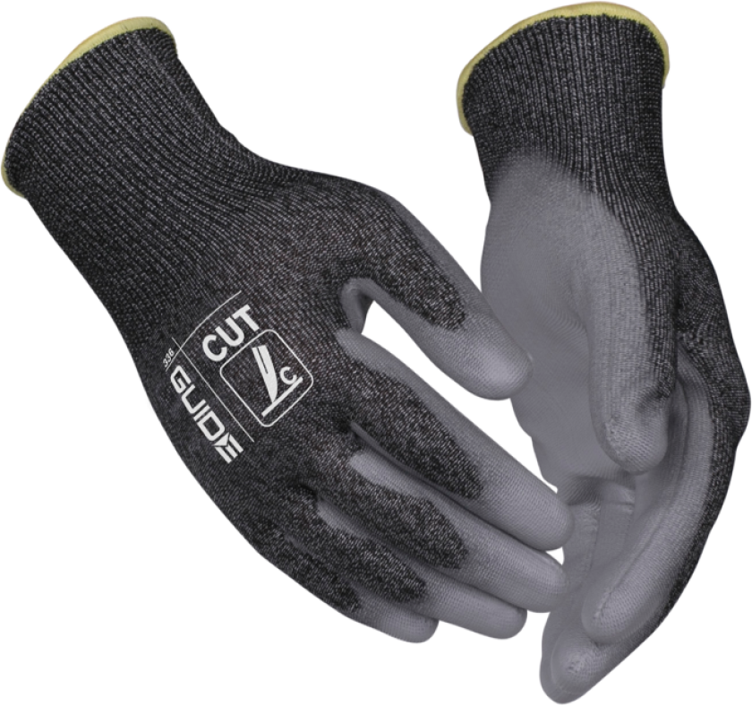 Skjærebestandig Hanske – Høy slitestyrke (223546682, Grå, 6 Par, størrelse-6)