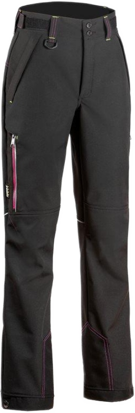 Softshell Bukser – Vannavstøtende, Høy Komfort (6111-50, Svart, 1 Stykk, størrelse-50)